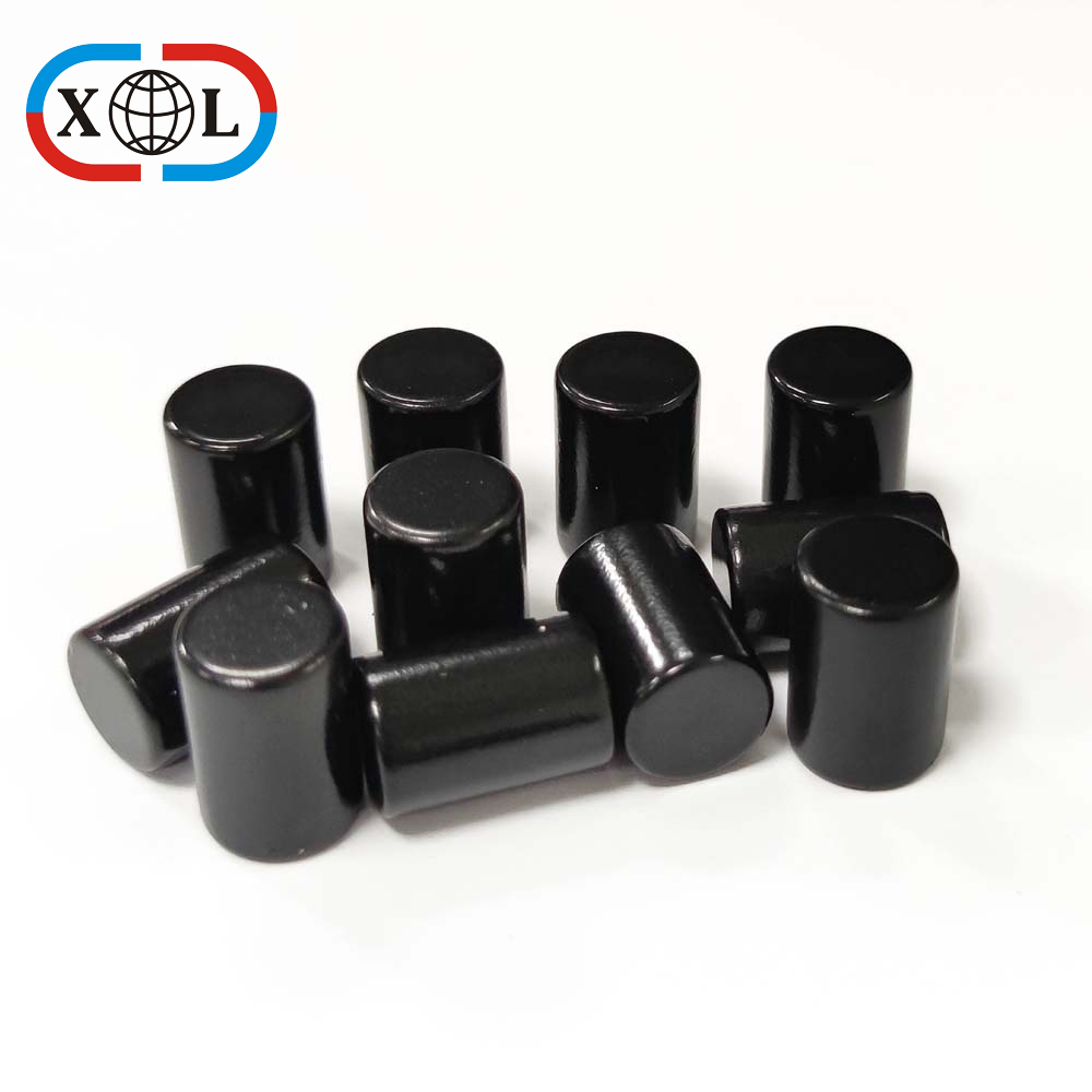 Cylinder Black Epoxy Magnet