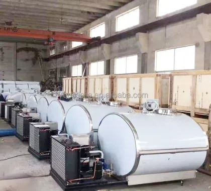 Dairy Farm Milk Tank Mixer & Cooling Tank - 1000 Liters Coconut Milk Machine