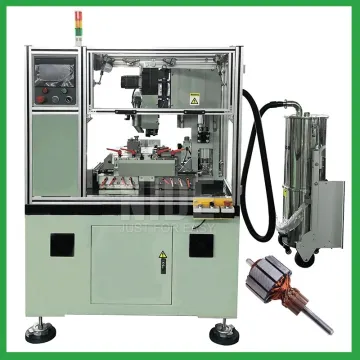 Automatic vacuum cleaner and mixer motor armature commutator turning lathe machine for power tool