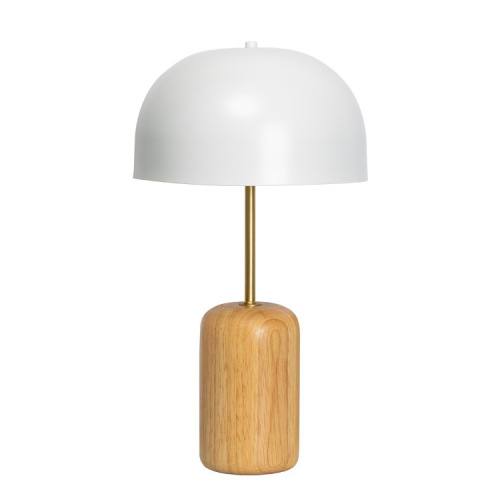 Lampade da tavolo classiche in legno LEDER