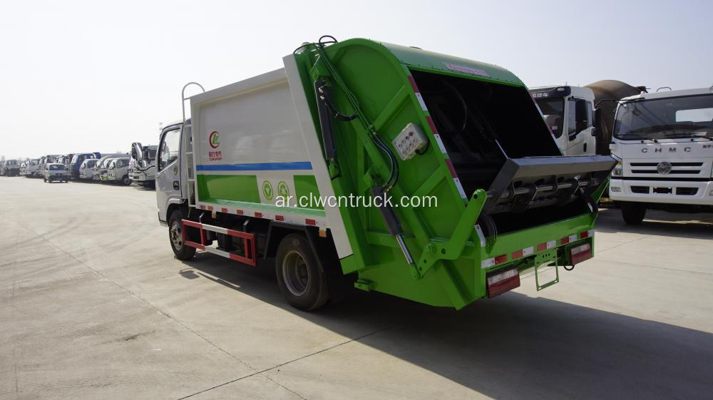 العلامة التجارية الجديدة Dongfeng 115HP 5cbm Trash Compactor Truck