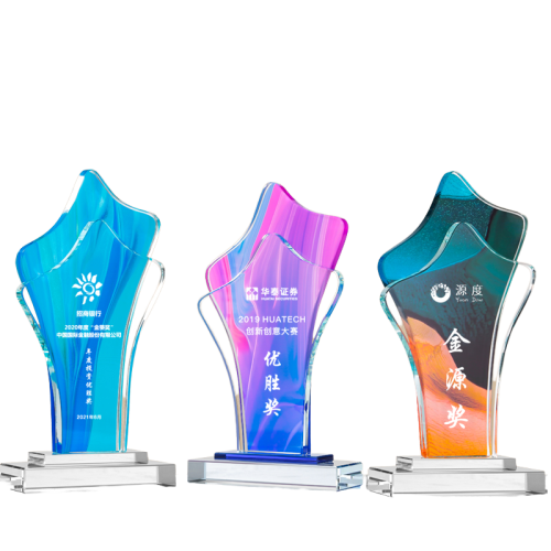 Wholesale Honor of Crystal Champion Crystal 3d Trophy
