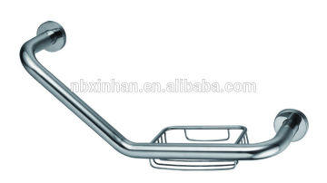 Stainless Steel Bathroom Grab Bar Soap Dish,bathroom accessory