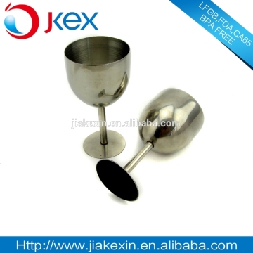 Stainless steel metal goblet
