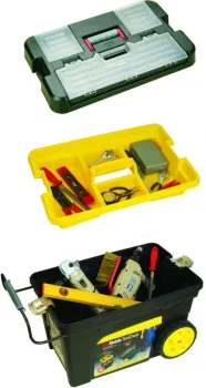 26" plastic trolley box with wheel