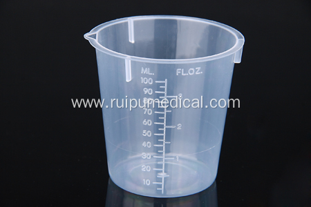 Transparent measuring cup