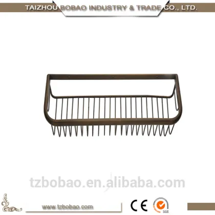 Antique Brass Bathroom Basket Gold Bathroom Storage Baskets Decorative Storage Baskets Corner Storage Basket Vintage Baskets