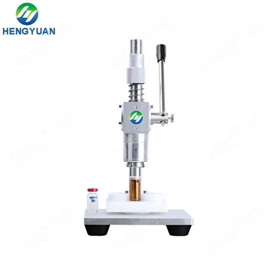 Aluminium Lid Crimping Capping Machine for Manual Vials | HYZG-10 Bottle Crimper