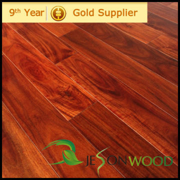 Shot/Small leaf acacia multi-layered engineered hardwood flooring flat surface prefinished/unfinished Sunset Color