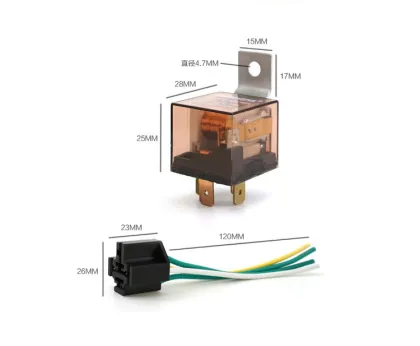 12V 80A Wiring Harnesses: For Motorcycle Horns, Relays, Electric Scooter Horns, Headlights & Brightening Systems