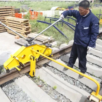 Workshop Hydraulic Horizontal Rail Bender: Efficient Tool for Bending and Lining Flat Bottom Rails