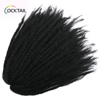 silver marley crochet braid hair extension, synthetic ombre marley hair braid afro twist weft