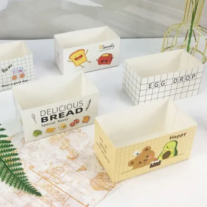 Biodegradable Custom Disposable Fast Food Sandwich Burger Box