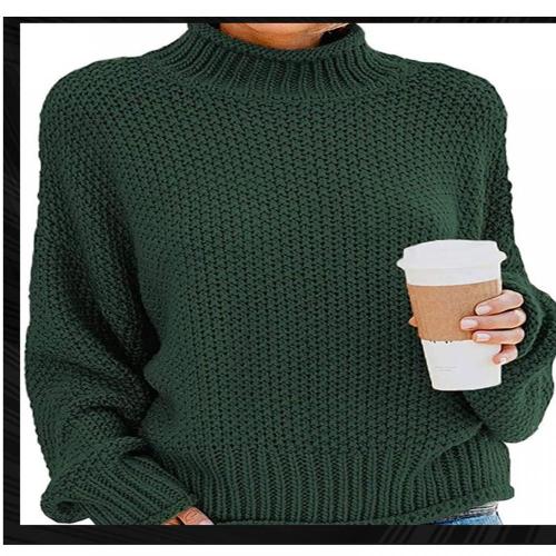 Für Frauen stricke Pullover -Pullover -Langarmpullover