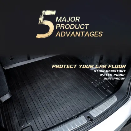 Cargo Liner  Rubber Odorless Easy Clean Automotive Floor Mats Car Trunk mats