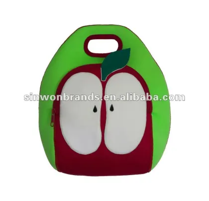 Apple shape children lunch bag