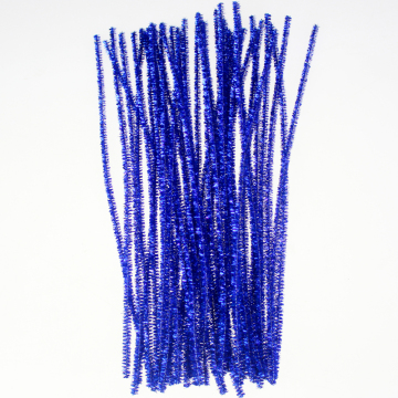 Blue Glitter Pipe Cleaners tinsel christmas decoration