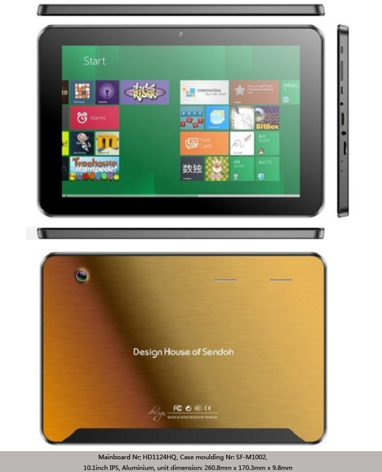 10.1inch Rockchip Rk3188 Quad Core IPS Tablet PC