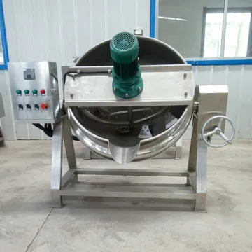 Stainless steel steam cooking pot industrial double jacketed pot