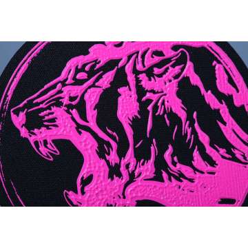 Étiquette d'impression en silicone texturée 3D