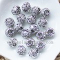 10 * 11 millimetri rotonda discoteca strass cristallo perline sciolti distanziatore perline Charms