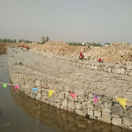 Gabion galvanized wire basket mesh