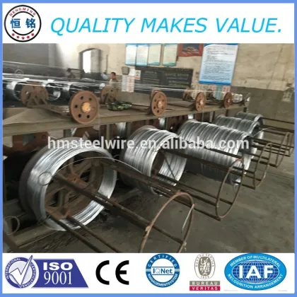 Hengming brand 45mm 1x19 galvanized steel wire rope