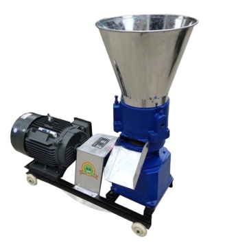 Small Animal Feed Pellet Machine | Small Flat Die Feed Pellet Machine