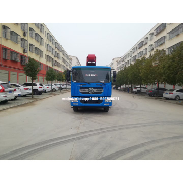 Caminhão de cabine com tripulação Dongfeng D9 com furadeira