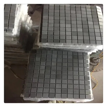 Basketweave Mosaic Granite Grey Tiles for Interior and Exterior Wall Cladding