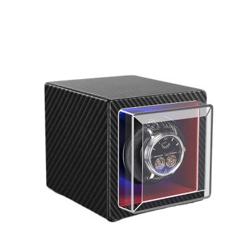 Vertical Automatic Watch Winder Box with Upper Chain Placer for Household Use