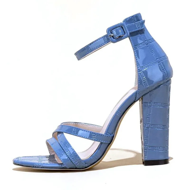 Chunky Square Heel Evening Shoes