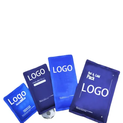 Customized   logo printing  soft  gel  Ice pack  Heat pack nylon   Hot Cold Gel Pack for Injuries  Pain Relief