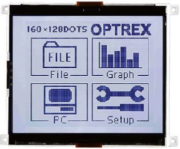 4.7 Inch Optrex Flat Rgb Lcd Panels F-51854gnfj-slw-abn 160(rgb)x128 For Industrial Use