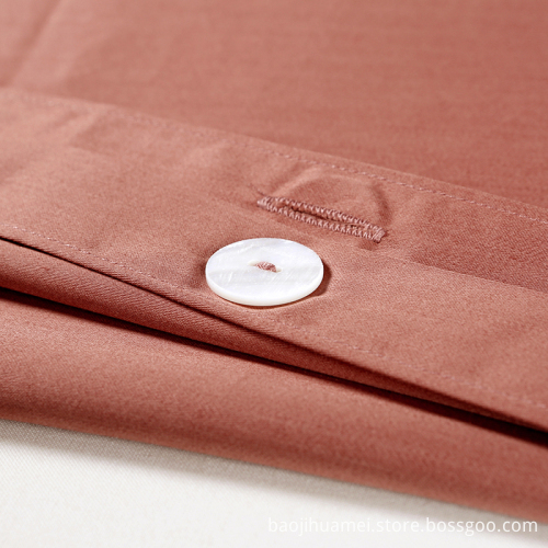 Carrot Red 4 PCS 100% Egyptian Cotton Bedding Sets