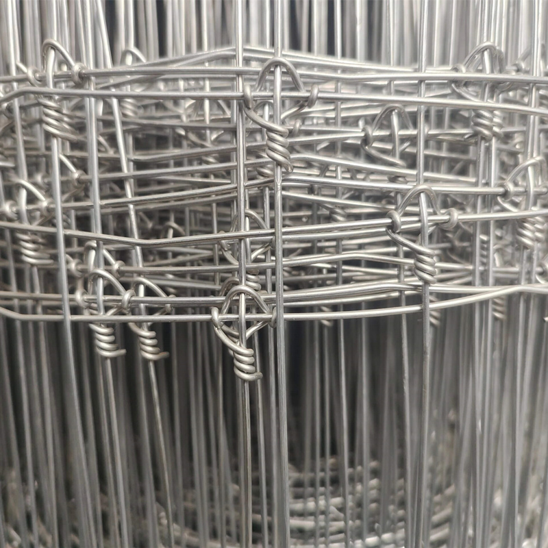 ANJIA Group – fixed knot galvanized cattle field fence mesh structure close-up
