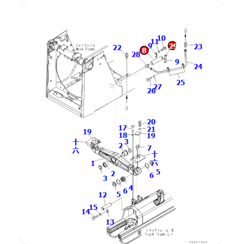 Bulldozer D85PX-15 Axle 154-50-72120