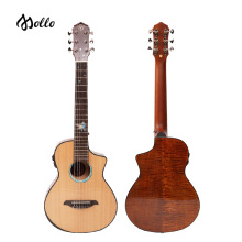 Υψηλή διαμόρφωση ξύλινη κιθάρα Rosewood Fingerboard