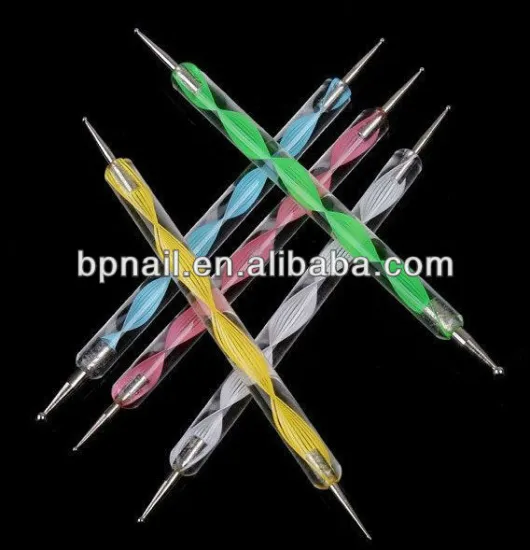 Nail Art Dotting Tools and Nail Brush