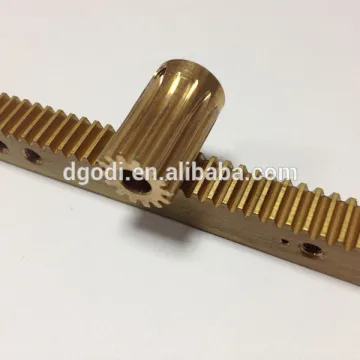 Custom long service life brass/steel/bronze cnc helical gear rack