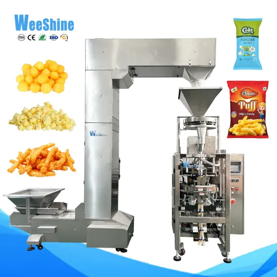 Vertical Corn Puff Chip Pack Machine with Nitrogen