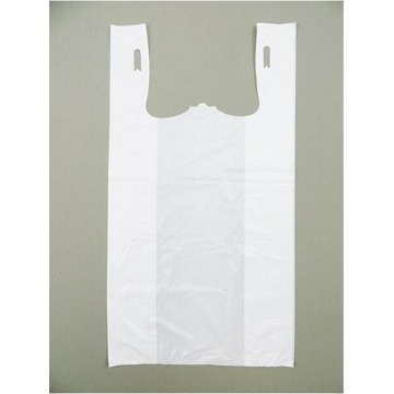 Promotional Low Price Disposable Plastic Vest T-Shirt Cartoon Shopping Bag