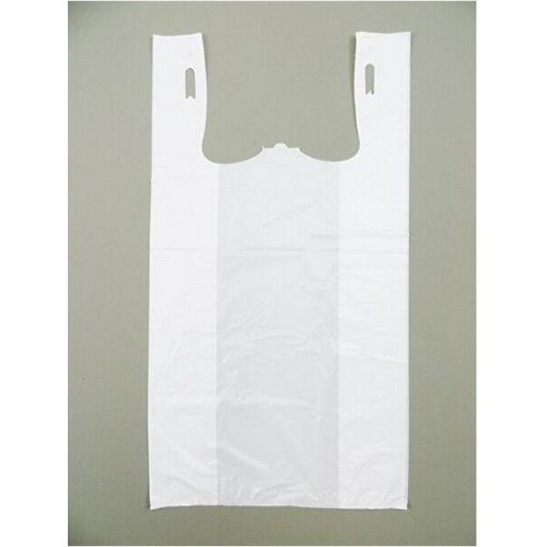 Promotional Low Price Disposable Plastic Vest T-Shirt Cartoon Shopping Bag