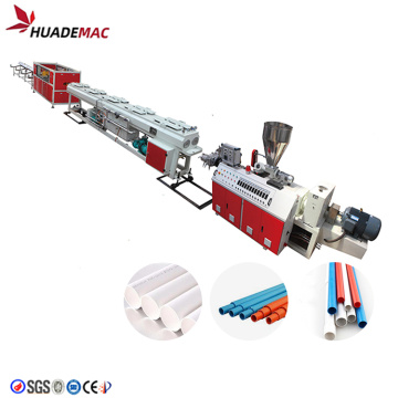 2 cavity CPVC PVC pipe manufacturing machine