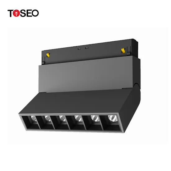 Adjustable LED Track Lighting System: 48V Magnetic Track Light for Surface Mounting