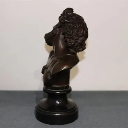 Hot Sale Metal Craft Bronze Bacchus Bust Sculpture
