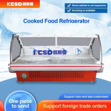 Factory Directly Sale Display Cooked Food Meat Display Refrigerator Fresh Meat Display Showcase Chiller