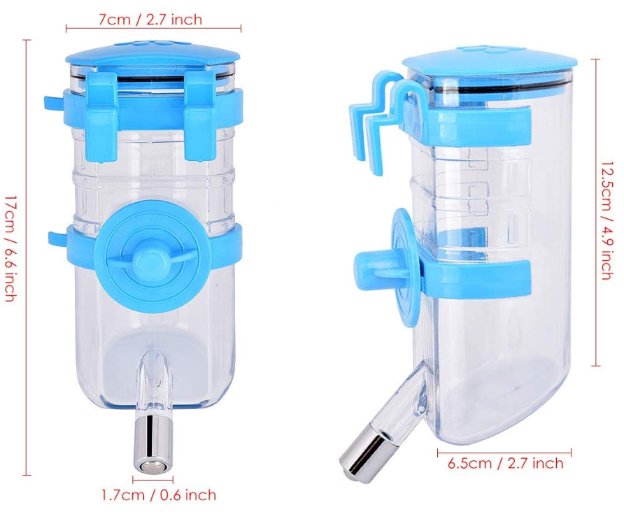 Hanging Pet Cage Water Bottle