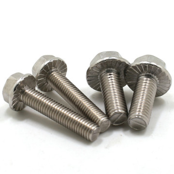 High Quantity Stainless Steel 304 Hexagon Flange Bolts - M6 x 20mm