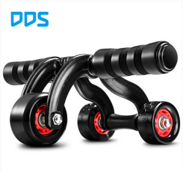 Smooth Non-removable Three Ab Wheel Roller With ab Mat Fitness Exerciser Abdomonal Abs Wheels